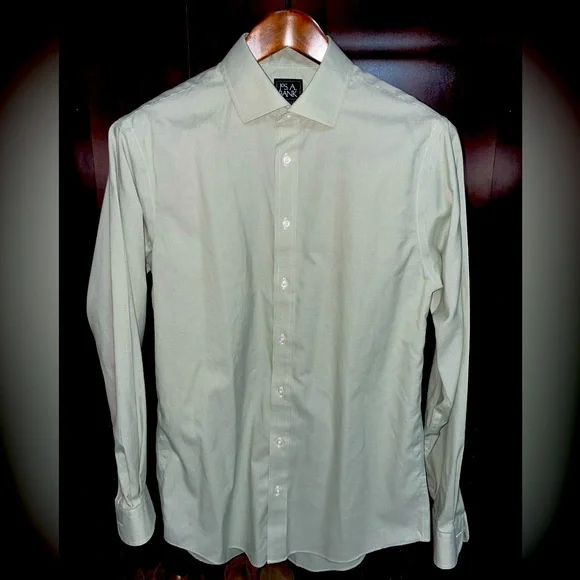 Jos A Bank Traveler Slim Fit Mens Dress Shirt